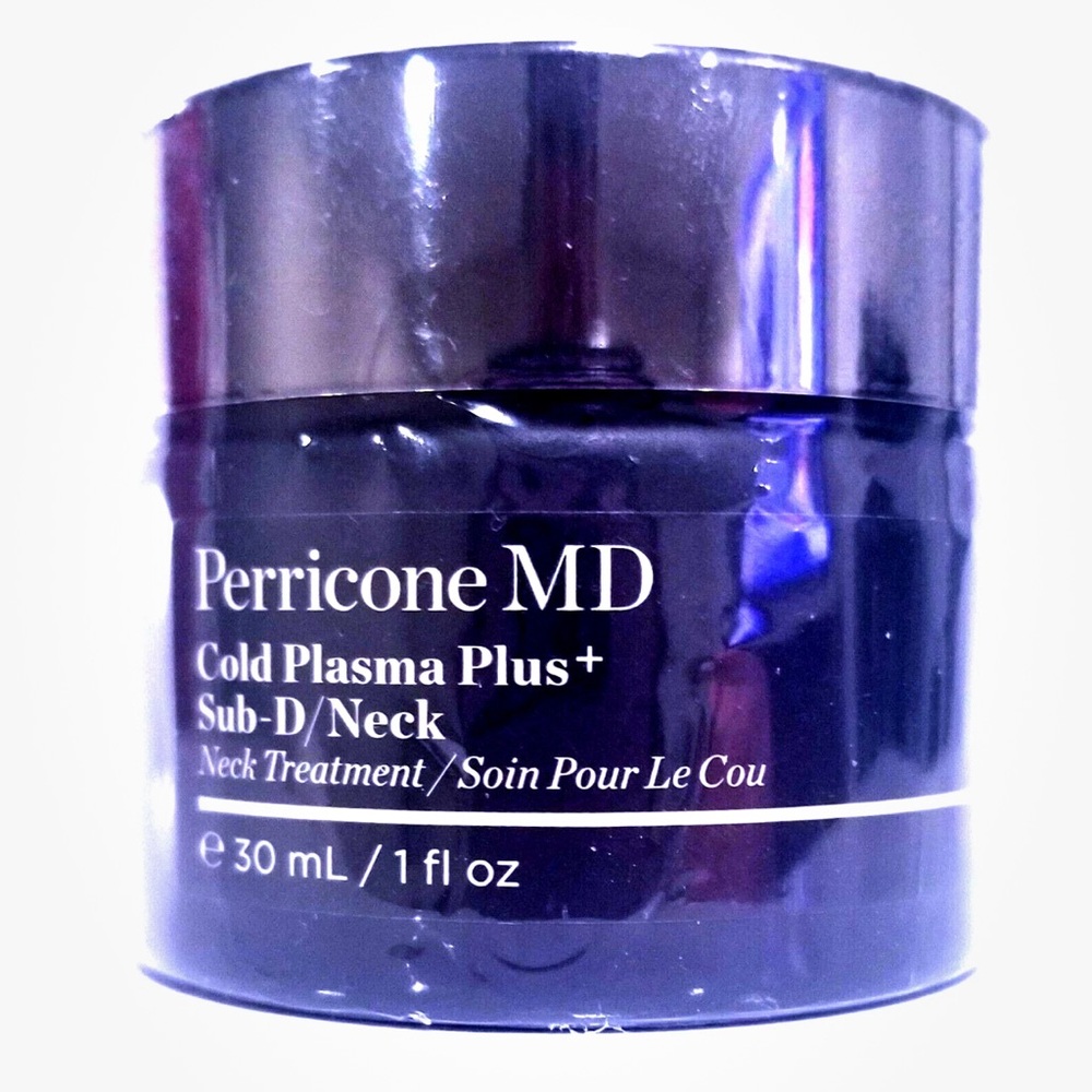 Perricone MD Cold Plasma Plus+ Neck Treatment in Black Jar